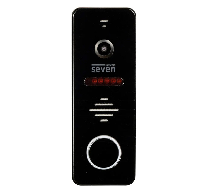 Виклична панель SEVEN CP-7504FHD чорна антивандальна панель 1080p